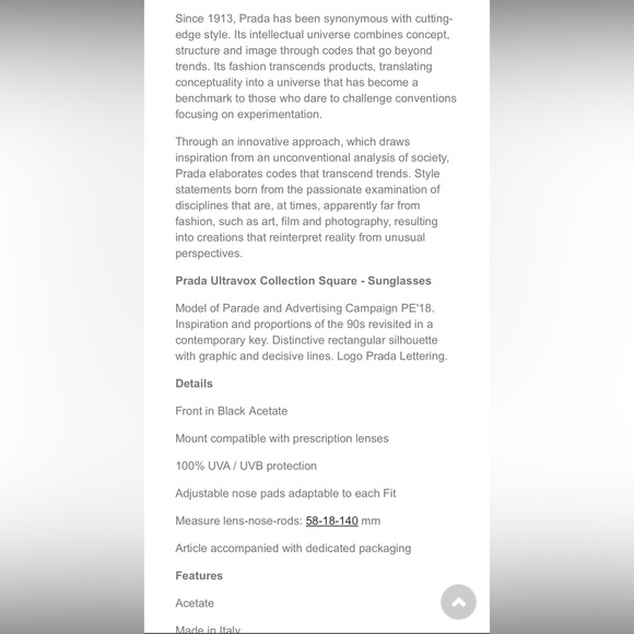 Prada Ultravox Special Collection Sunglasses - Picture 3 of 6